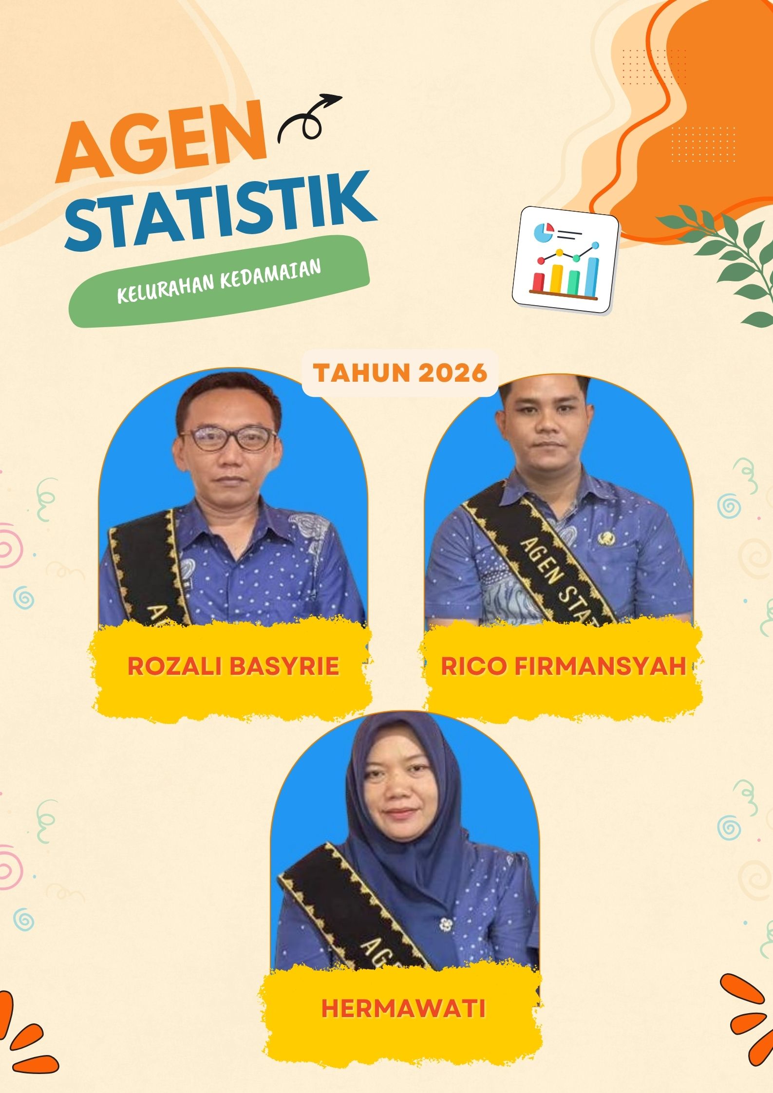 AGEN STATISTIK KELURAHAN KEDAMAIAN